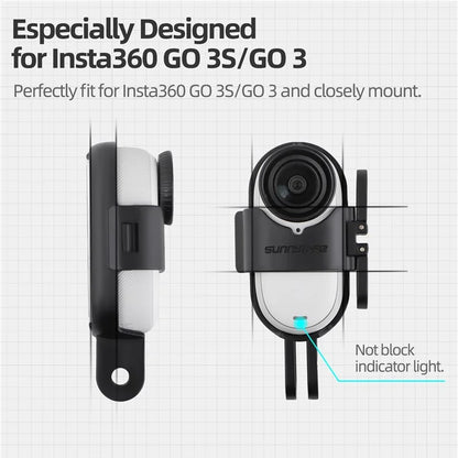 SUNNYLIFE G3S-ZJ843 For Insta360 GO 3S / GO 3 Vertical Horizontal Shooting Bracket Plastic Mount Adapter