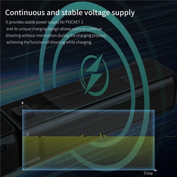 STARTRC 1132076 For DJI Osmo Pocket 3 Charging Case Battery Pack Action Camera Power Bank