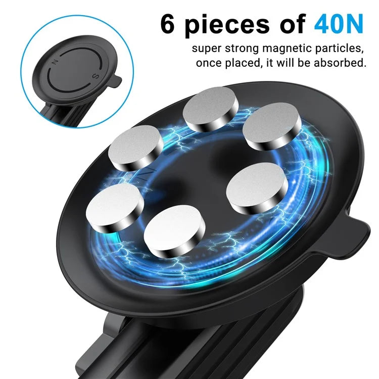 K03 For Insta360 / GoPro Rotatable Action Camera Bracket Magnetic Suction Cup Mount Camera Support Stand