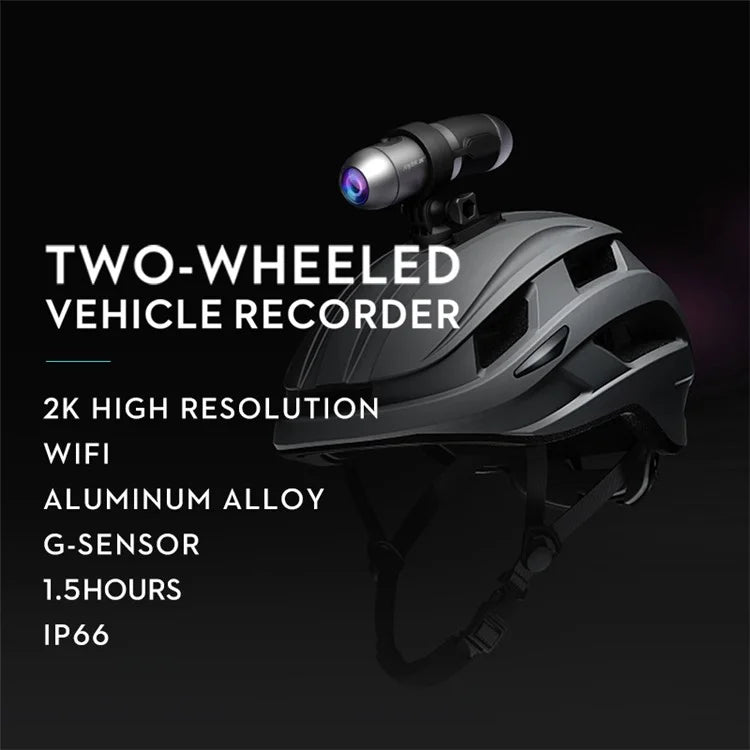 ANYTEK S50 2K Dual Lens WiFi Action Camera Waterproof Motorcycle Helmet Video Recorder