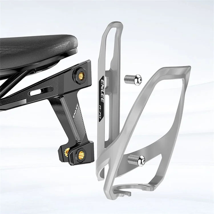 ENLEE R70 Bike Saddle Bottle Cage Holder Bicycle Seat Bottle Cage Mount Extension Bracket