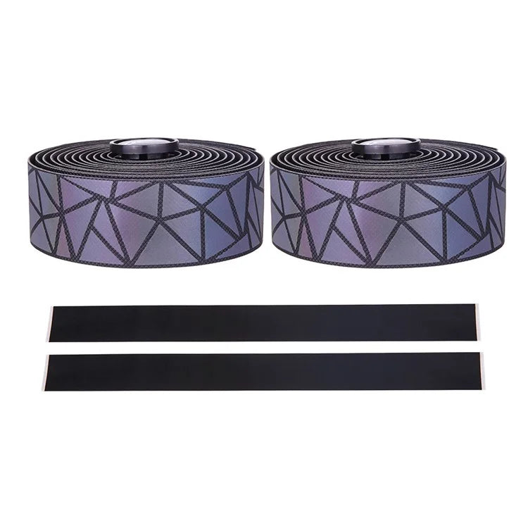 ZTTO BD8 2PCS PU Fabric Bike Handlebar Tapes Anti-Slip Handle Wraps for Outdoor Cycling