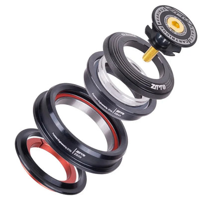 ZTTO 4456ST Aluminum Alloy Bike Bearing Headset Tapered / Straight Tube Front Fork Headset