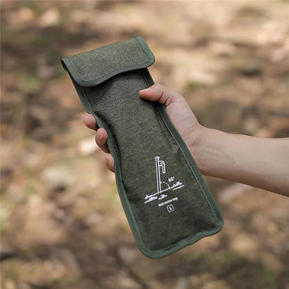 AOTU Size L Outdoor Camping Ground Nails Storage Bag Cationic Fabric Tent Stake Wind Rope Peg Bag