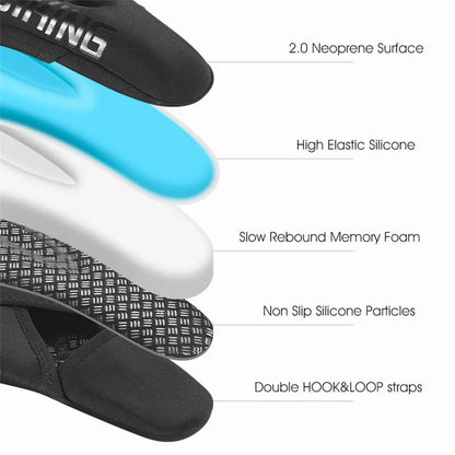 WEST BIKING YP0801194 Bike Saddle Cover Silicone+Memory Foam Shock Absorption Bicycle Seat Cushion