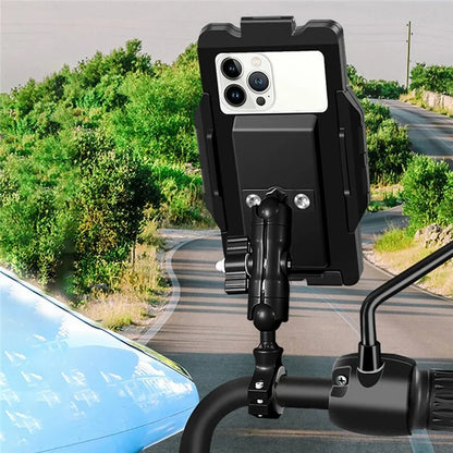 GUB Plus 17 Bike Motorcycle Handlebar Mount Waterproof Phone Case Cycling Cellphone Touch Screen Bracket