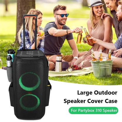 For JBL PartyBox 310 Speaker Protection Case Portable Storage Pouch Large Bag for Outdoor Use