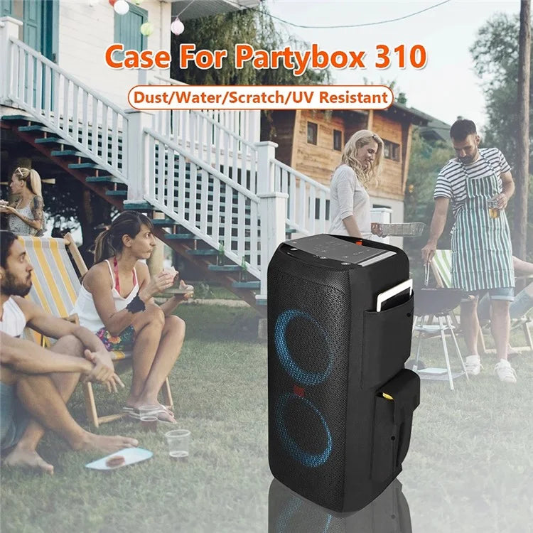 For JBL PartyBox 310 Speaker Protection Case Portable Storage Pouch Large Bag for Outdoor Use