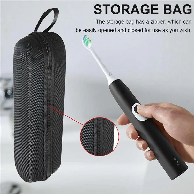 For Oral-B Pro / Mijia / Philips Electric Toothbrush Travel Case Nylon Canvas Portable Carrying Bag