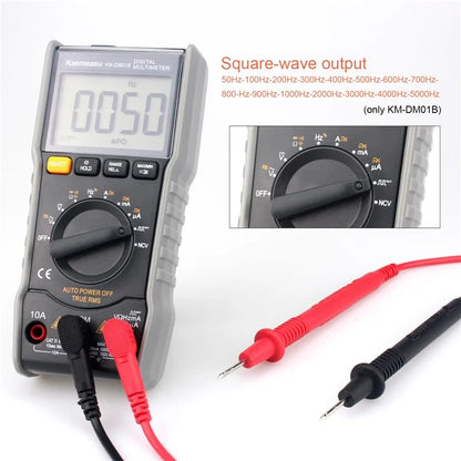 KAEMEASU KM-DM01B High-Precision Auto Multimeter Square Wave Output Multi-Function Multimeter with Flashlight, No Battery