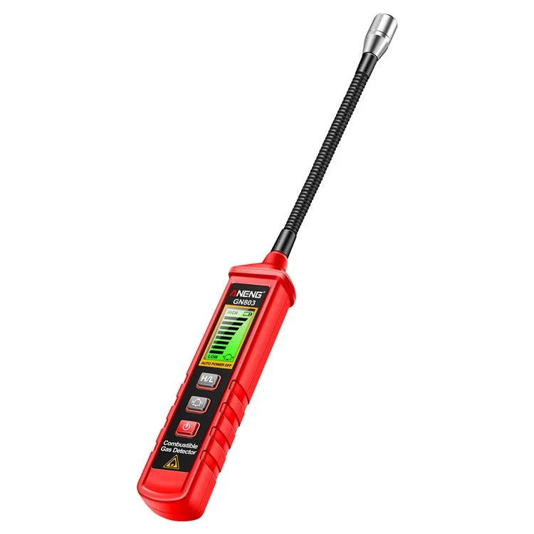 ANENG GN803 Combustible Gas Detector with Indicator Screen, Flexible Hose Methane Tester