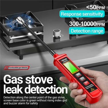 ANENG GN803 Combustible Gas Detector with Indicator Screen, Flexible Hose Methane Tester