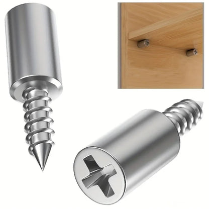 Shelf Support Pegs Shelf Pins Cabinet Self-Tapping Screws for Furniture Bookcase