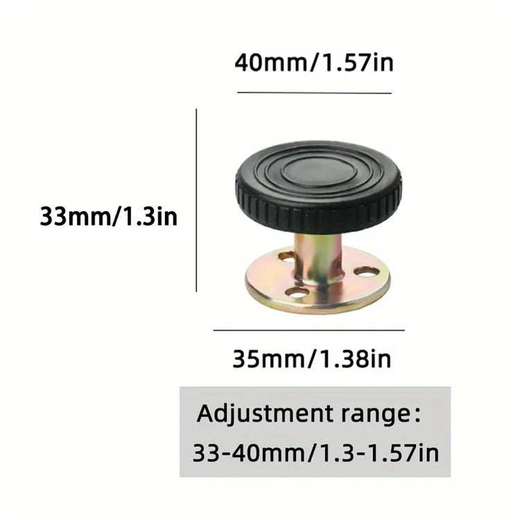 Adjustable 33-40mm Threaded Bed Frame Anti-Shake Tool Bed Headboard Stoppers Fixer