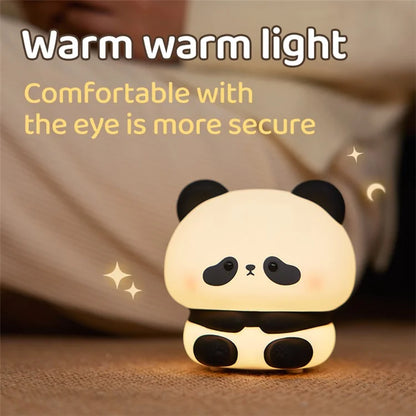 Warm Light Dimmable Cartoon Panda Night Lamp Kids Room Decor (CE, ROHS, FCC, CPC Certification)