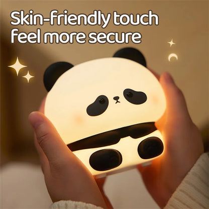 Warm Light Dimmable Cartoon Panda Night Lamp Kids Room Decor (CE, ROHS, FCC, CPC Certification)