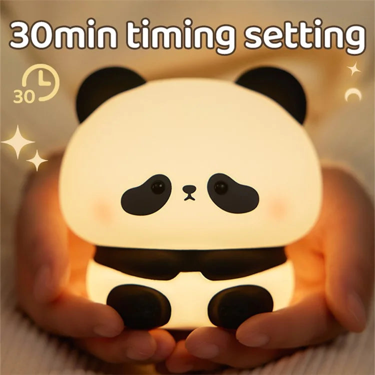 Warm Light Dimmable Cartoon Panda Night Lamp Kids Room Decor (CE, ROHS, FCC, CPC Certification)