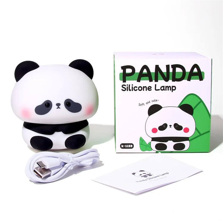 Warm Light Dimmable Cartoon Panda Night Lamp Kids Room Decor (CE, ROHS, FCC, CPC Certification)