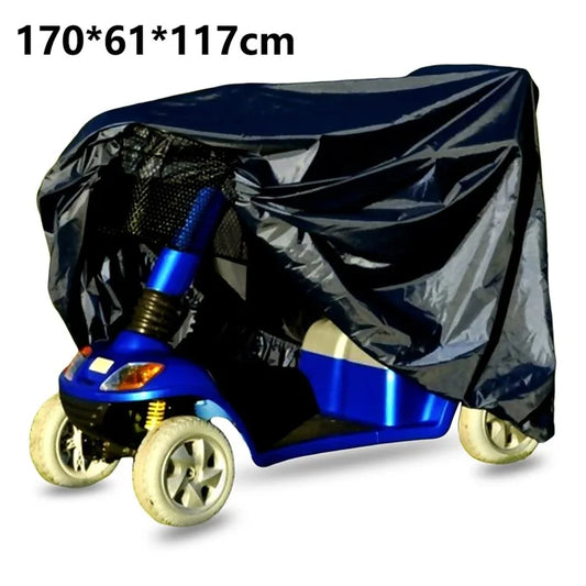 170x61x117cm Electric Scooter Protective Sleeve Anti-UV 210D Oxford Cloth Foldable Dust Cover