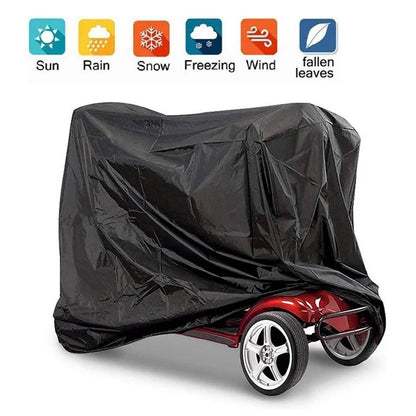 140x66x91cm Electric Scooter Protective Sleeve Anti-UV 210D Oxford Cloth Foldable Dust Cover