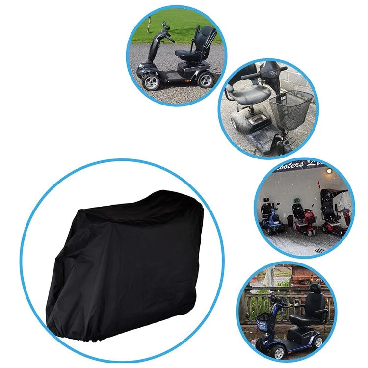 140x66x91cm Electric Scooter Protective Sleeve Anti-UV 210D Oxford Cloth Foldable Dust Cover