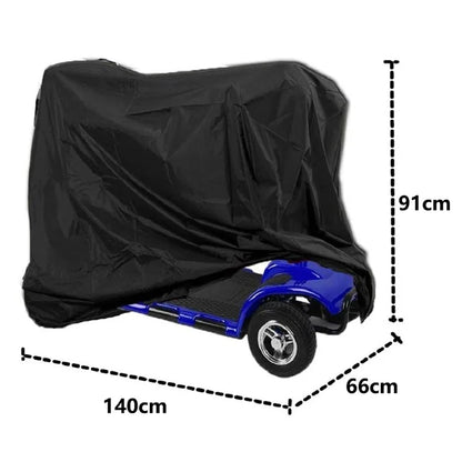 140x66x91cm Electric Scooter Protective Sleeve Anti-UV 210D Oxford Cloth Foldable Dust Cover