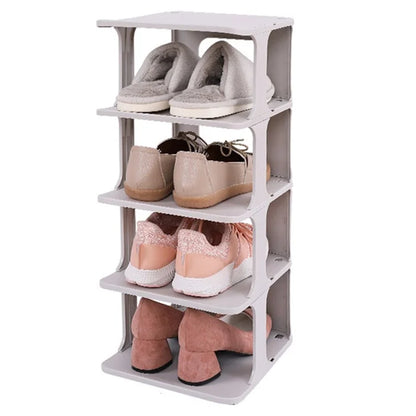 ZY-GA070 6PCS Home Entrance Passage Shoe Organizer PP Shoe Storage Box (7 Layers)