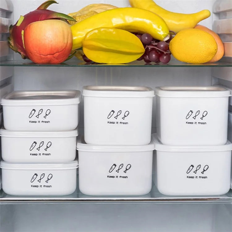 700ML PP+PE Refrigerator Organizer Bin Food Storage Container (BPA-Free, No FDA)