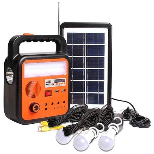 YC-T02 Standard Version Solar Multifunctional Lighting System Outdoor Camping Stall Light Power Bank Bright Flashlight