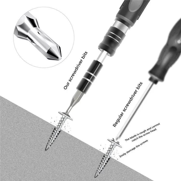 KING'sdun KS-840059 48-in-1 Screwdriver Kit CRV Bits Phone Laptop Repairing Screwdriver Set