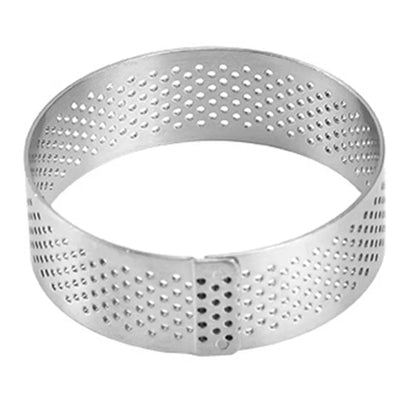 6CM Diameter Baking Mold 304 Stainless Steel Tart Ring for Cake Mousse (BPA-Free, No FDA)