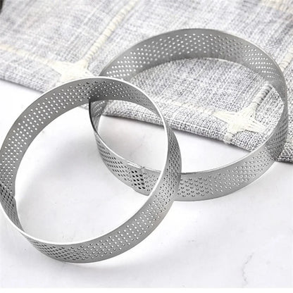 6CM Diameter Baking Mold 304 Stainless Steel Tart Ring for Cake Mousse (BPA-Free, No FDA)