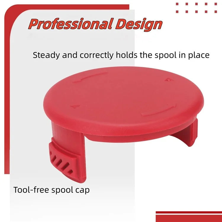 For Toro 51484 51484T 51487 51487A 51487AT 51487T 51434 51435 Lawn Mower ABS Line Spool Cap, 125-8252