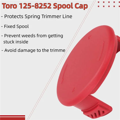 For Toro 51484 51484T 51487 51487A 51487AT 51487T 51434 51435 Lawn Mower ABS Line Spool Cap, 125-8252