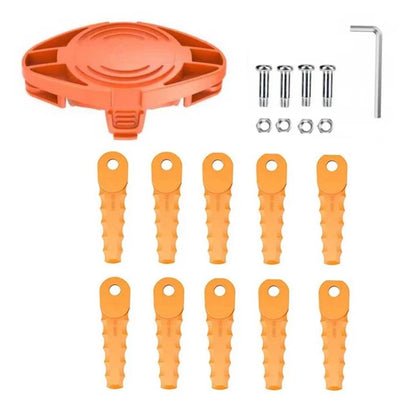 For Black & Decker Garden Lawn Mower Replacement Trimmer Head with 10 Blades