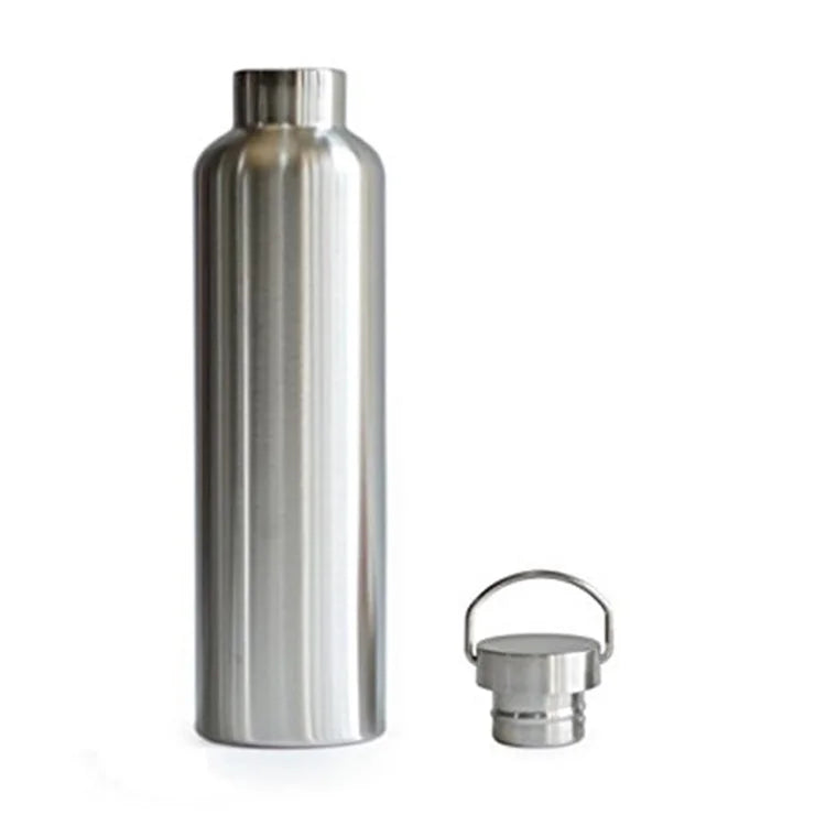 600ml Stainless Steel Water Bottle with Handle Outdoor Sports Insulated Cup (BPA Free, No FDA) - Primary Color