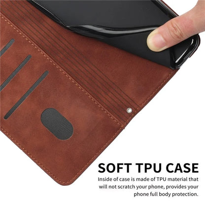 For Oppo A60 4G Case Heart Imprinted PU Leather Wallet Phone Cover with Strap