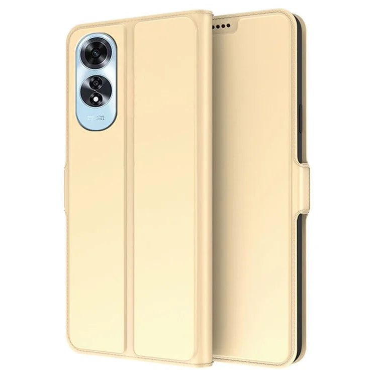 For Oppo A60 4G Case Card Slots Stand Phone Leather Cover Dual Magnetic Clasps