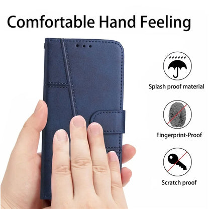 For Oppo A60 4G Case Fall Protection Calf Texture PU Leather Wallet Phone Cover