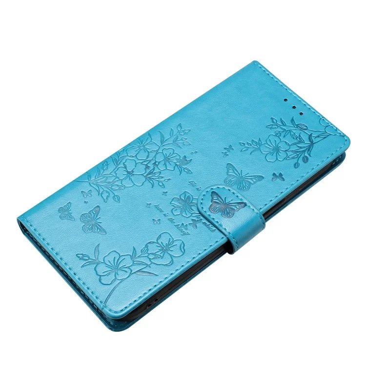 For Honor 200 5G Wallet Phone Case Butterfly Floral Imprint Leather Flip Cover