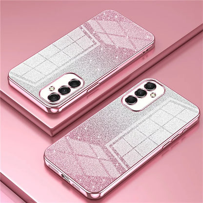 For Samsung Galaxy A16 5G Case Electroplating Gradient Glitter TPU Phone Cover