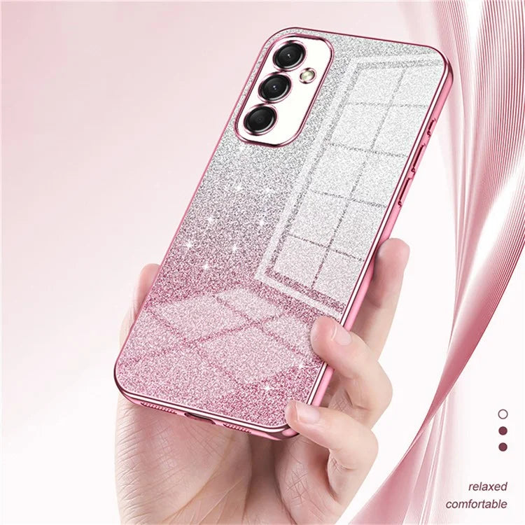 For Samsung Galaxy A16 5G Case Electroplating Gradient Glitter TPU Phone Cover