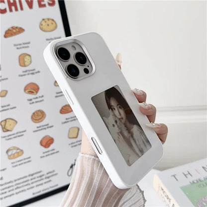 For iPhone 16 Pro E Ink Phone Cover 4-Color Display Pattern Customized Case