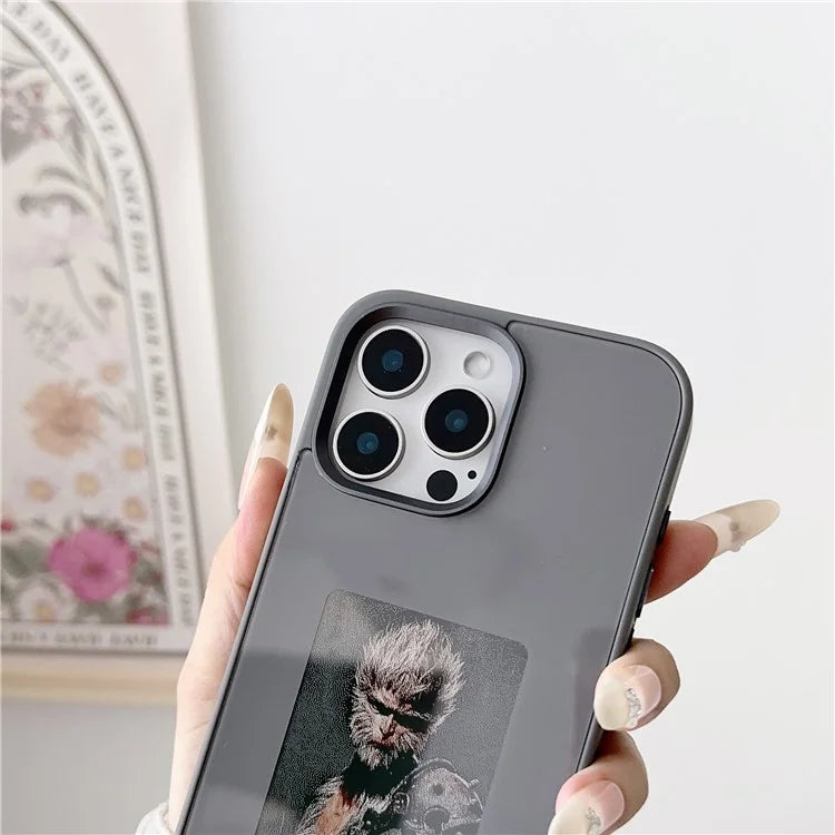 For iPhone 16 Pro E Ink Phone Cover 4-Color Display Pattern Customized Case