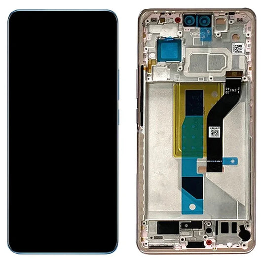 For Xiaomi 13 Lite OEM Grade S AMOLED Screen and Digitizer Assembly + Frame Spare Part (without Logo)