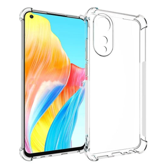 For Oppo A78 4G Case Flexible TPU Anti-slip Transparent Cover