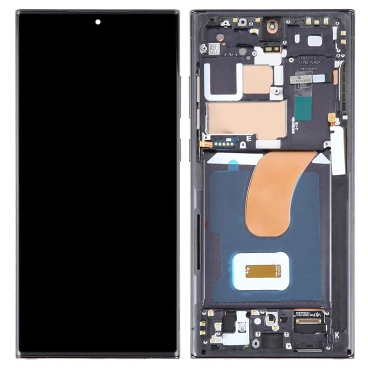 For Samsung Galaxy S23 Ultra S918 Grade C OLED Screen and Digitizer Assembly + Frame (without Logo)