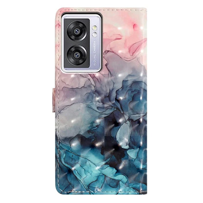 For Oppo A57 4G / A57 (2022) 5G / A77 5G Case 3D Pattern Printing Phone Leather Cover