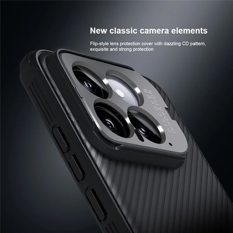 NILLKIN CamShield Prop Series for Xiaomi 14 Phone Case Camera Protection Kickstand Cover