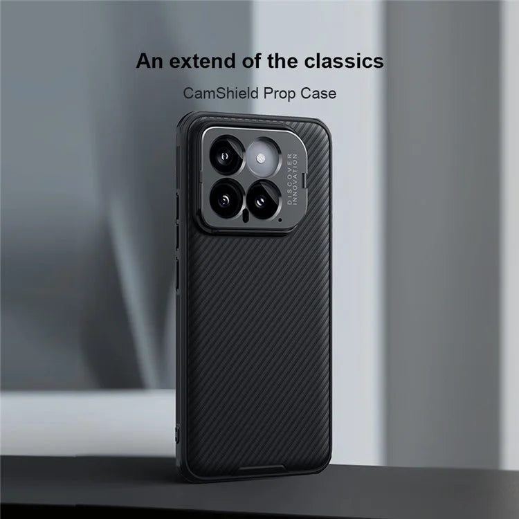 NILLKIN CamShield Prop Series for Xiaomi 14 Phone Case Camera Protection Kickstand Cover